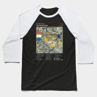 The Stone Roses - The Stone Roses Tracklist Album Baseball T-Shirt